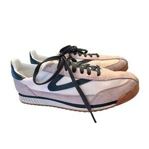 Tretorn Rawlins 2.0 Green Suede Canvas Lace Up Sneakers Women's Size 7.5